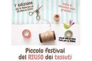 Il "Piccolo festival del riuso dei tessuti", nel Modenese, coinvolge la scuola primaria di Cavezzo