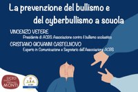 Un incontro su “La prevenzione del bullismo e del cyberbullismo a scuola”